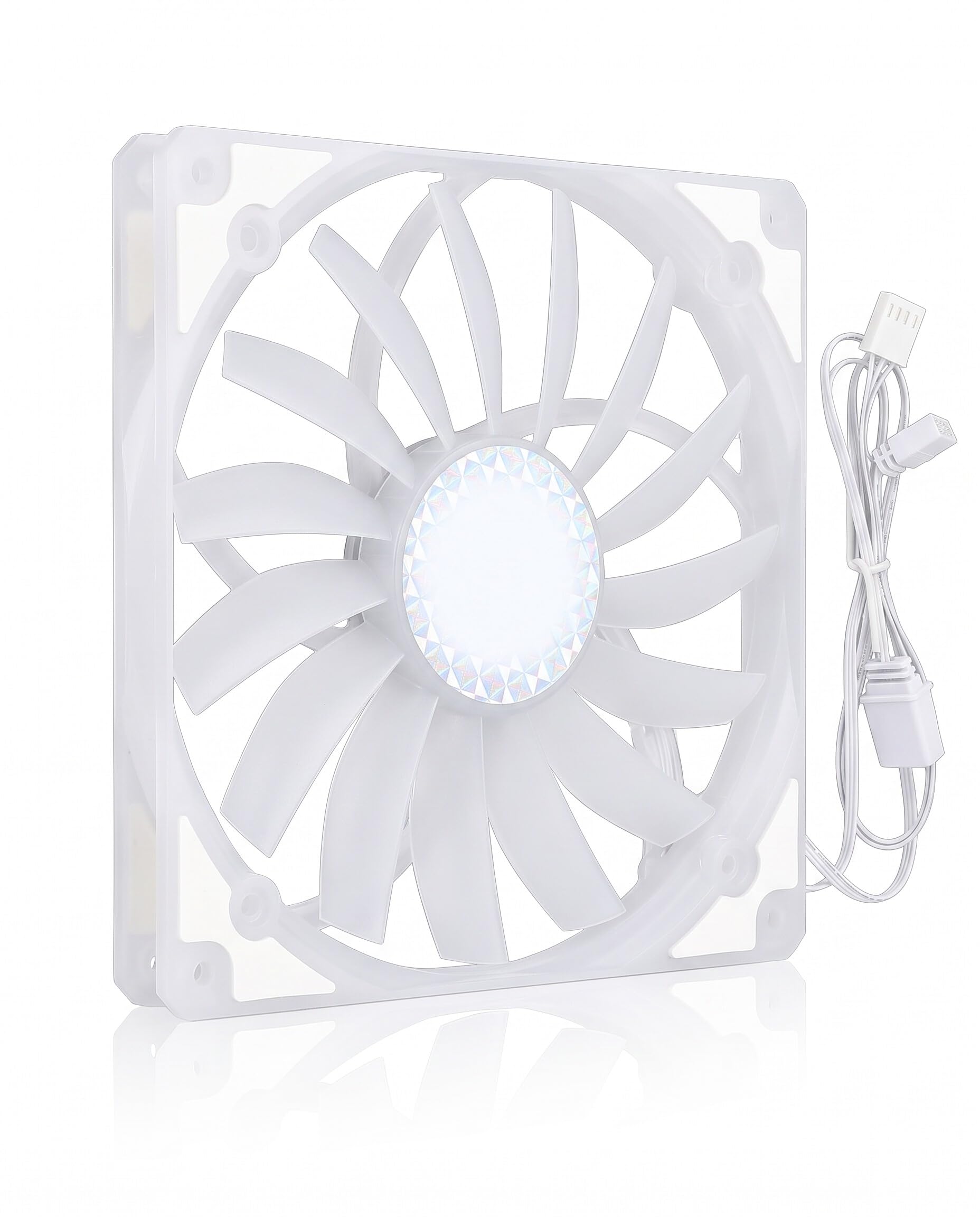 Ventilador RGB 140 mm, PWM ARGB con Cojinete MFDB