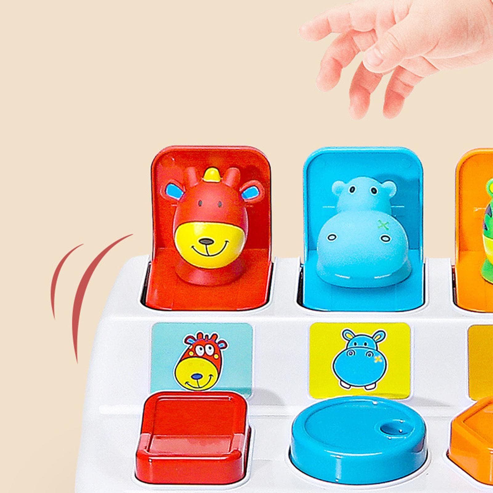 Brinquedo Pop - Peek-a-Boo Toy para crianças,centro atividades