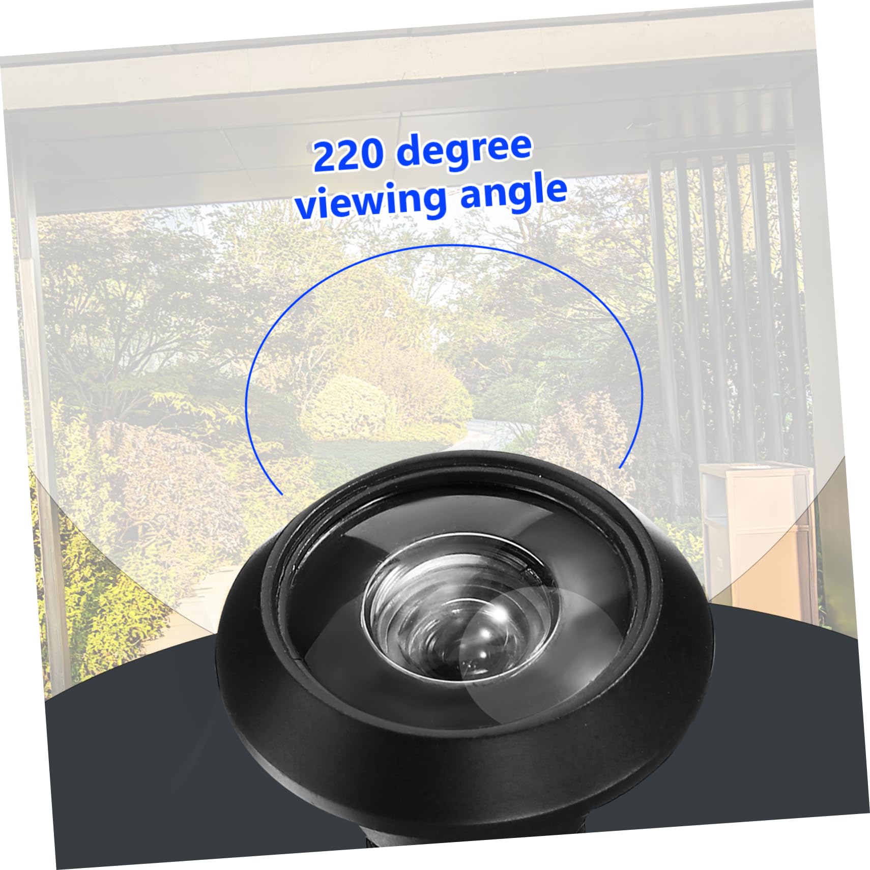 Lawazim Safety Door Viewer Peephole 200 Degree-35-60mm- Easy to Install Lawazim Safety Door Viewer Peephole 200 Degree-35-60mm- Easy to Install