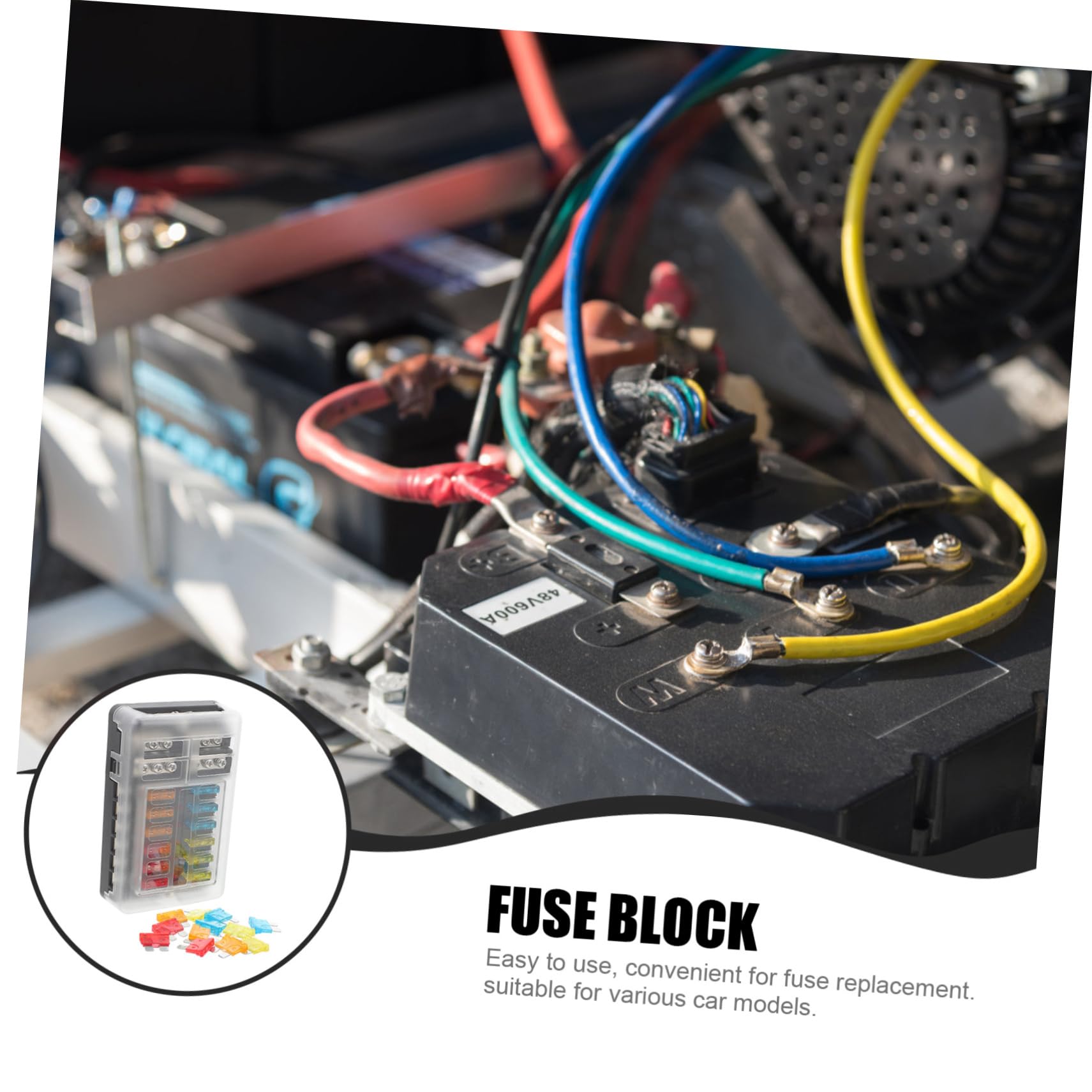 32v Car Fuse Block Holder Fach Sicherungsbox Für Auto Und Yacht Robuste Sicherungshalterung Für Fahrzeugstromkreise