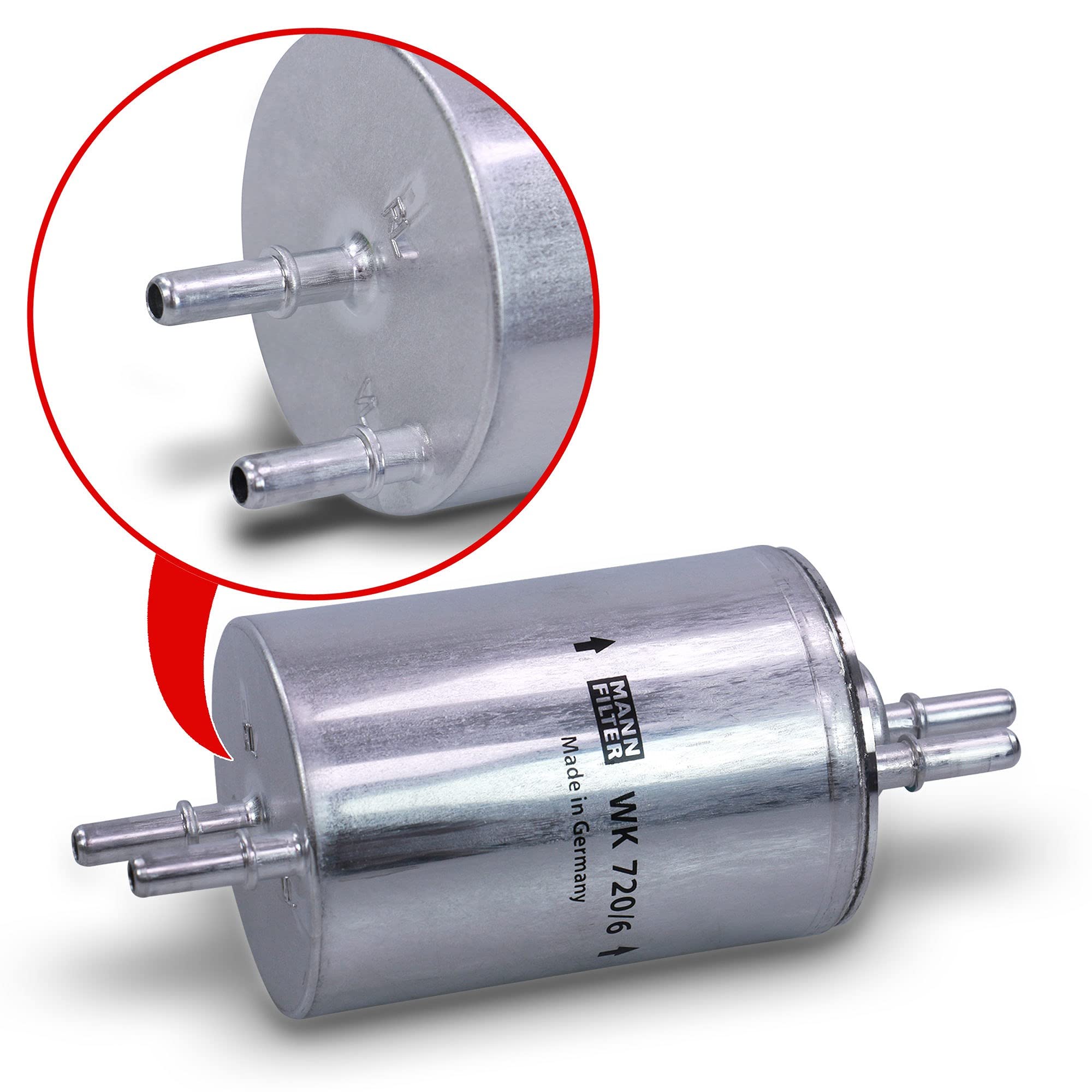 MANN-FILTER WK 720/6 Kraftstofffilter – Für PKW