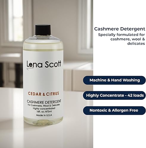 Miniatura 5 de Cashmere, Lana & Delicates Champú Detergente 16.1 fl oz - Cedro & Citrus
