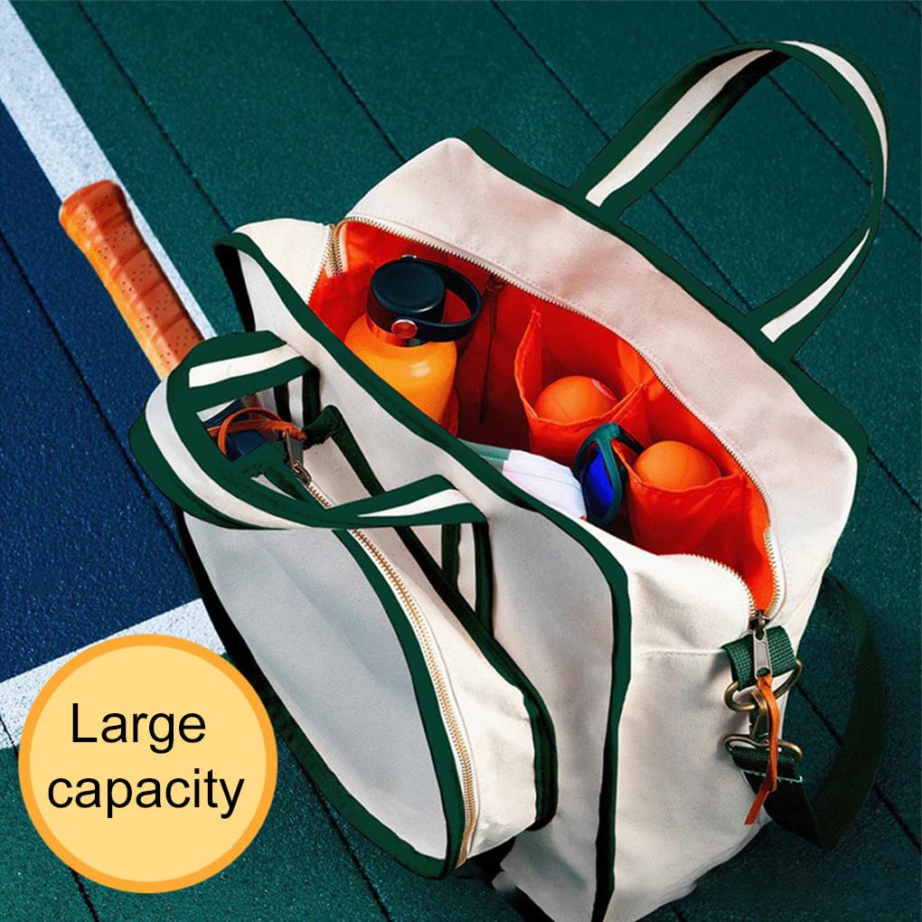 Elegante borsa porta racchetta da badminton di grande capacità, | tennis per prestazioni e look, racchetta da tennis portatile, kit da badminton resistente e pratico