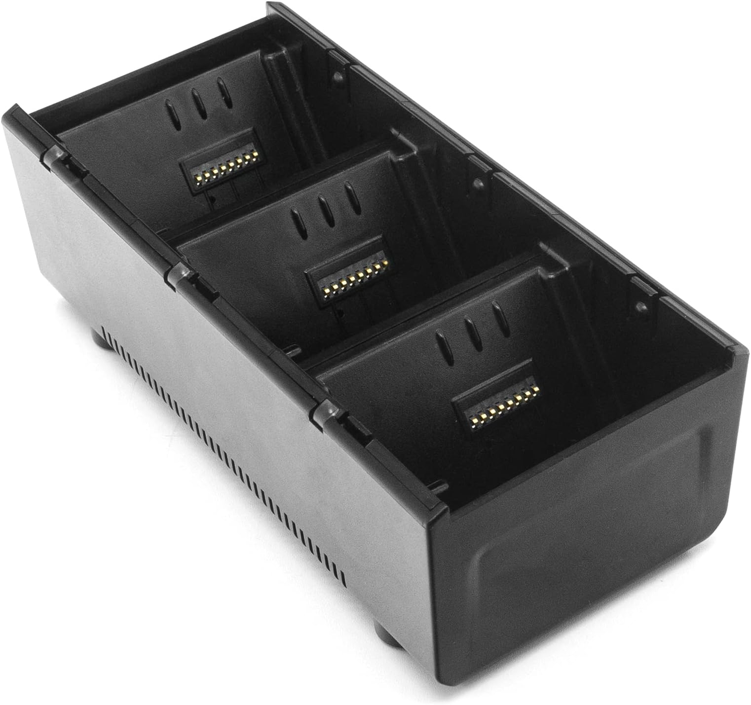 LANADO 3-Slot Battery Charging Cradle Kit for Zebra ZQ510, ZQ511, ZQ520, ZQ521, ZQ610, ZQ620, ZQ630, QLN220, QLN320, QLN420 Barcode Scanners, 3.7V Output, Black