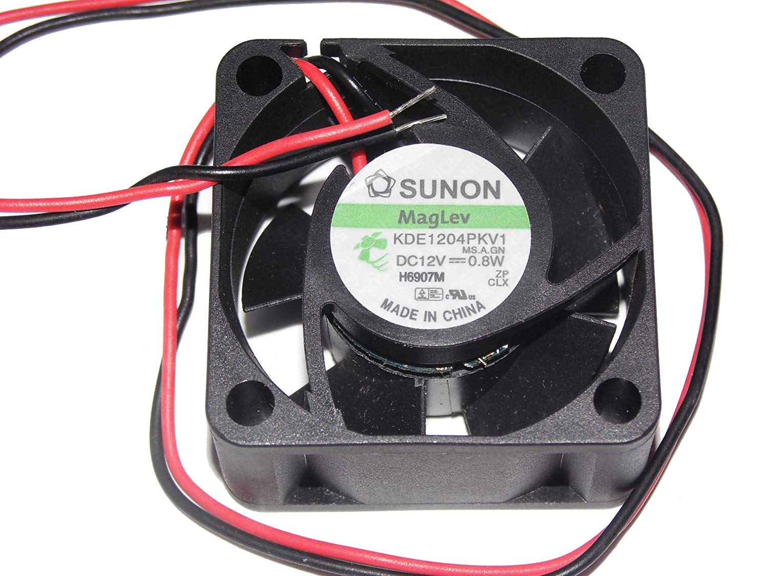 Sunon 40x40x20mm 12V DC Cooling Fan - 3-Pin Ball Bearing For PC Case Or CPU