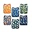 ALVABABY Baby Cloth Diapers 6 Pack with 12 Inserts Cloth Diaper Covers Adjustable Washable Reusable for Baby Girls and Boys 6DM121A