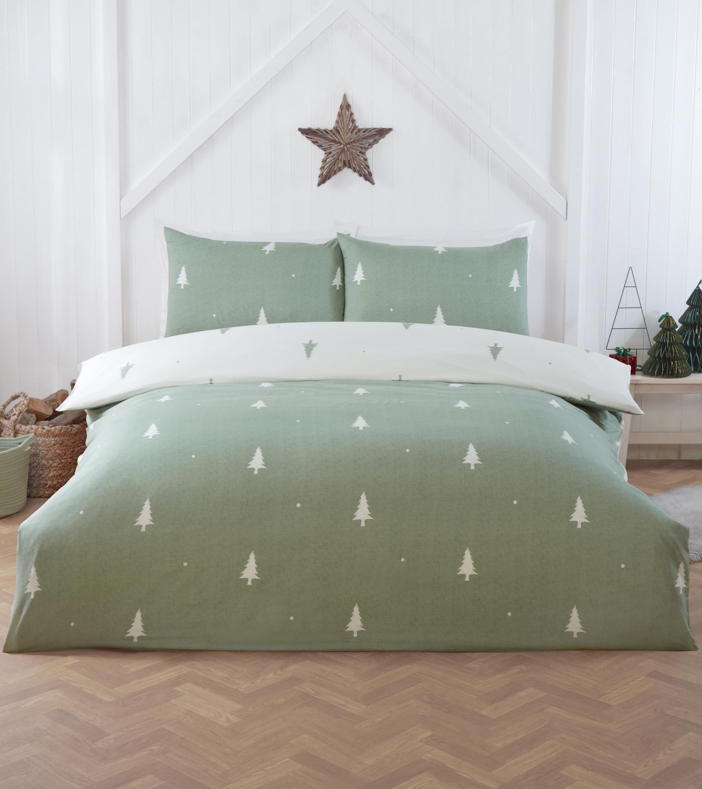 Polyester Floral Duvet Cover Set with Pillowcases