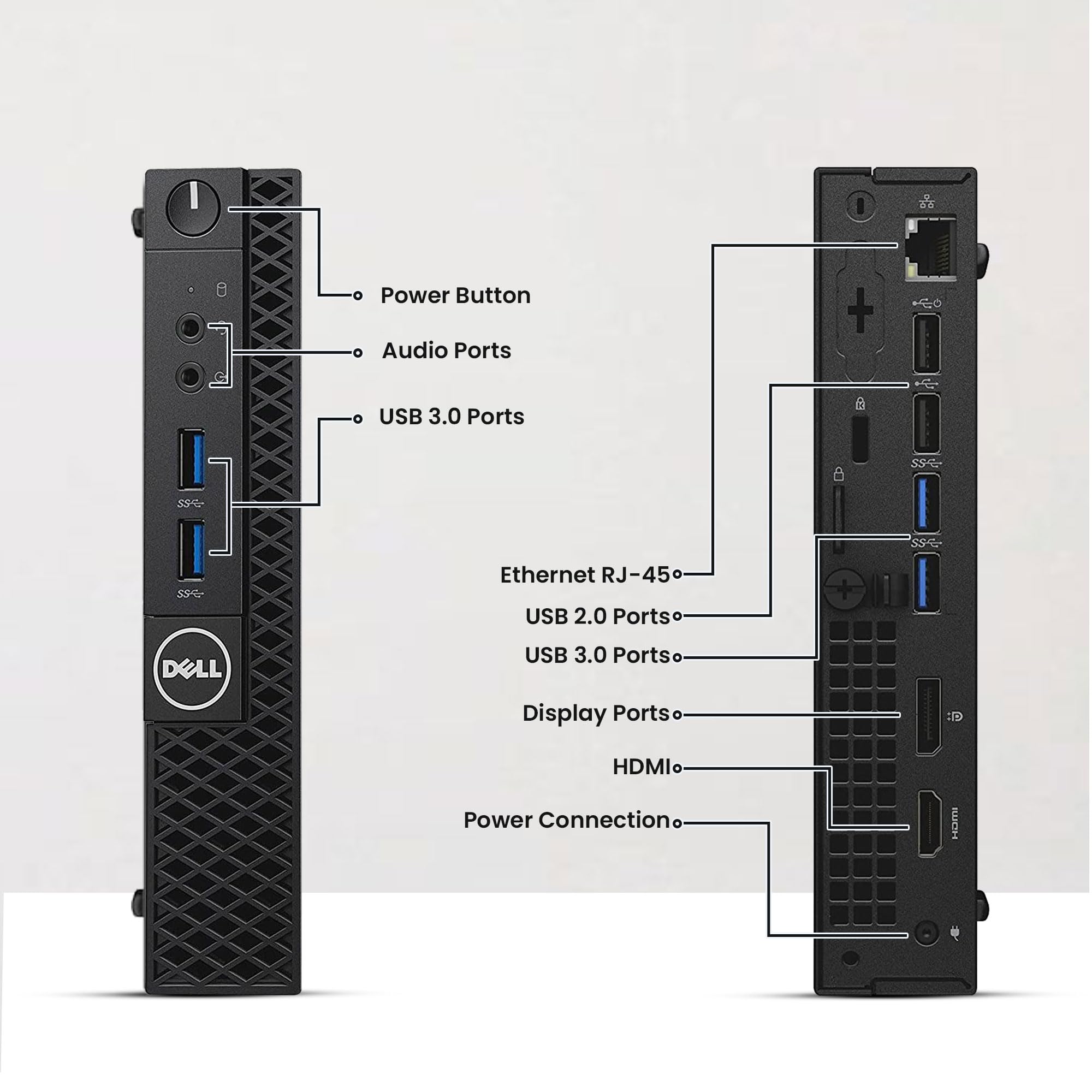 Amazon.com: Dell OptiPlex 3050 Tiny Computer Micro Tower PC, Intel