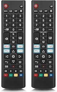 Universal for LG Smart TV Remote Control Replacement (Pack of 2)