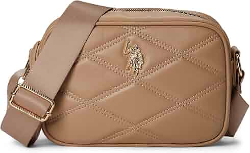 【オシャレ】U.S. POLO ASSN Quilted DHM Crossbody バッグ U.S. POLO ASSN. Quilted DHM Crossbody, Sand: Handbags