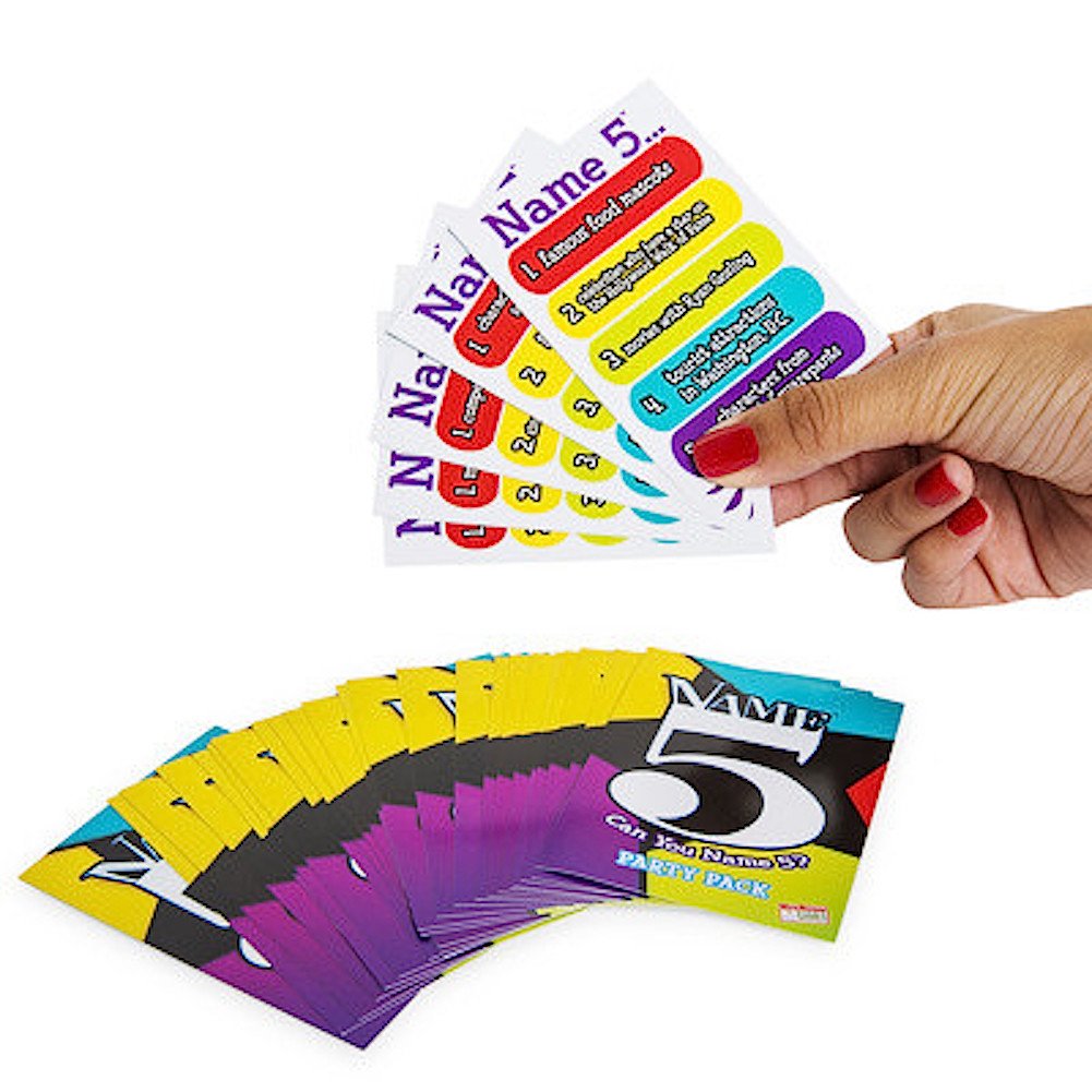 Name 5 Game Party Pack - Gioco Da Tavolo Endless Games, Sai Nominare 5 Cose?