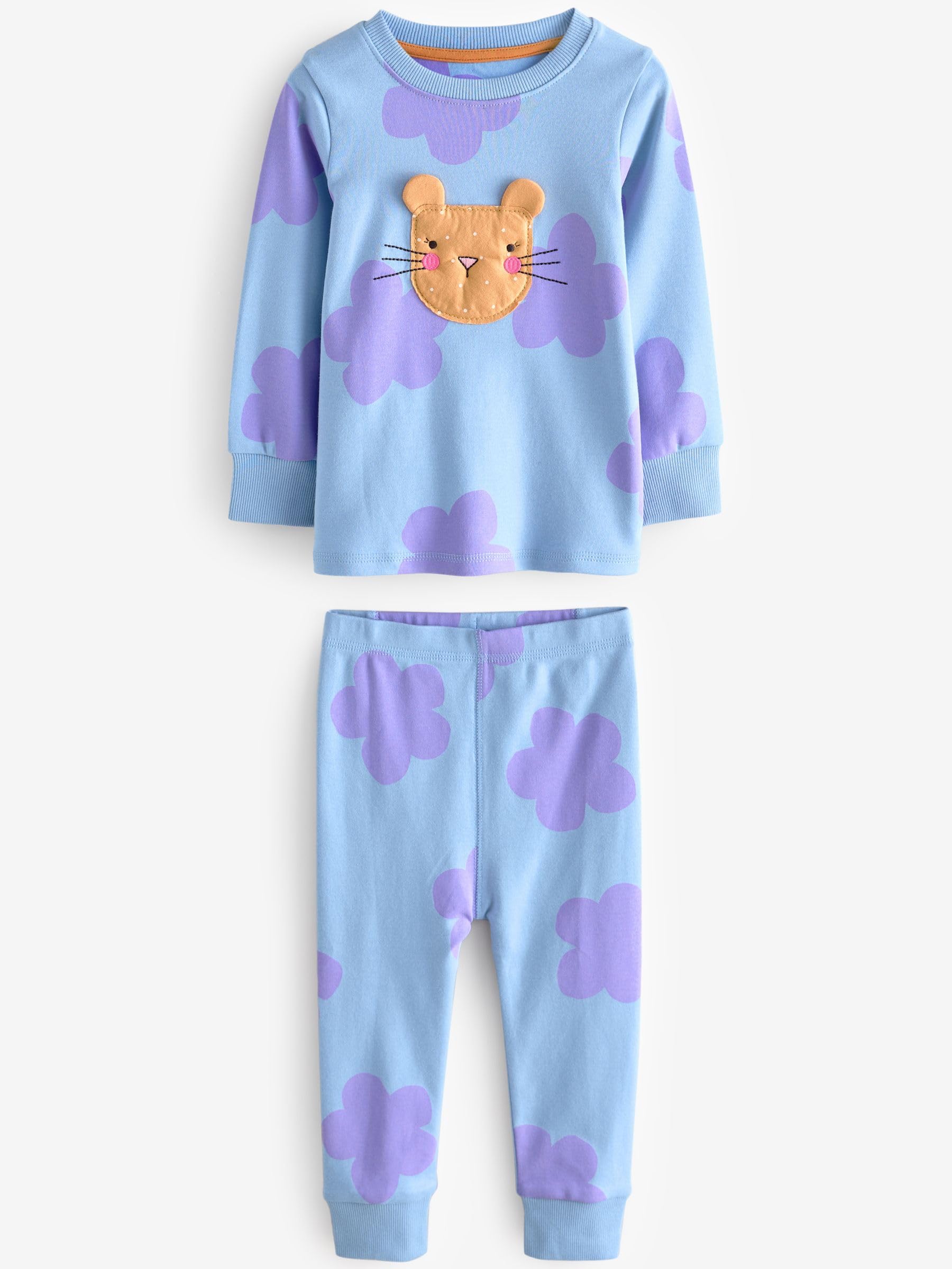 NEXT Fille Pyjama Douillet à Manches Longues, Lot de 3