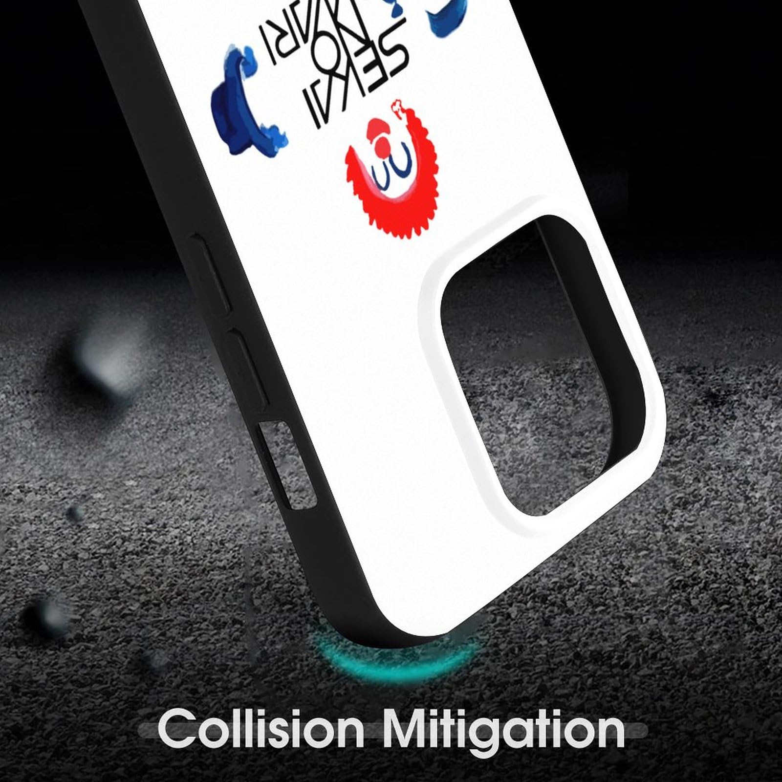 Custodia per iPhone 15 Pro, SEKAI NO OWARI, Fine del mondo, iPhone 15/15Plus/15Pro/15ProMax, custodia per iPhone 15 Pro, custodia per smartphone, anti-impronte, compatibile, antiurto, leggera
