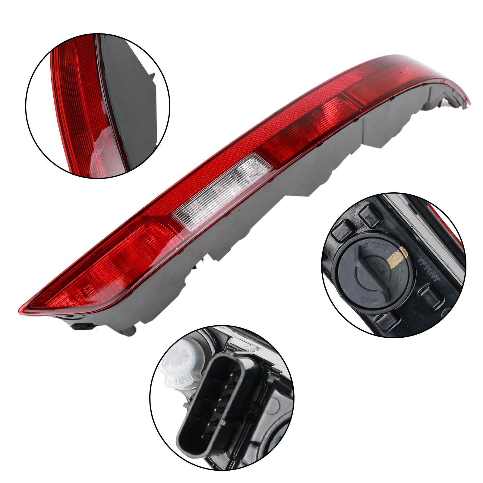 Fanale posteriore destro per Q5 2018-2021, fanale posteriore paraurti posteriore auto, indicatori di direzione, luce freno con 4 lampadine 80A945069A 80A945070A