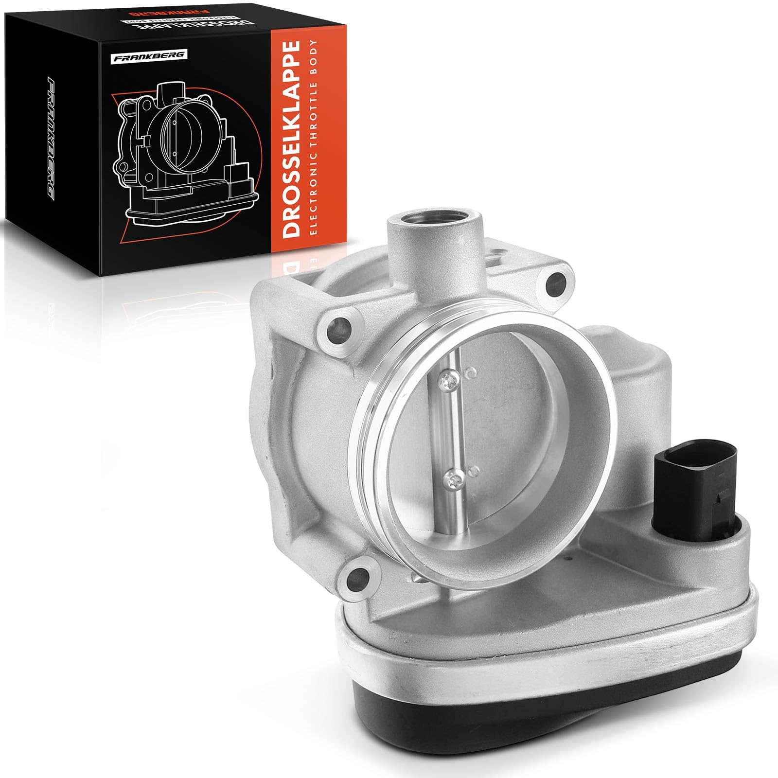 Frankberg Válvula de mariposa Cuerpo de mariposa Gasolina Compatible con Serie 3 Compact E46 1.8L Serie 3 E46 2.0L Serie 3 E46 1.8L Serie 3 Touring E46 2.0L Serie 3 cabrio E46 2.0L 408238422003Z