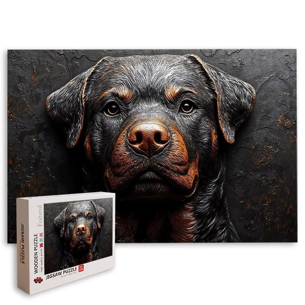 Puzzle 5000 części, puzzle dla psów, rozmiar: 157 x 106 cm, prezent dla