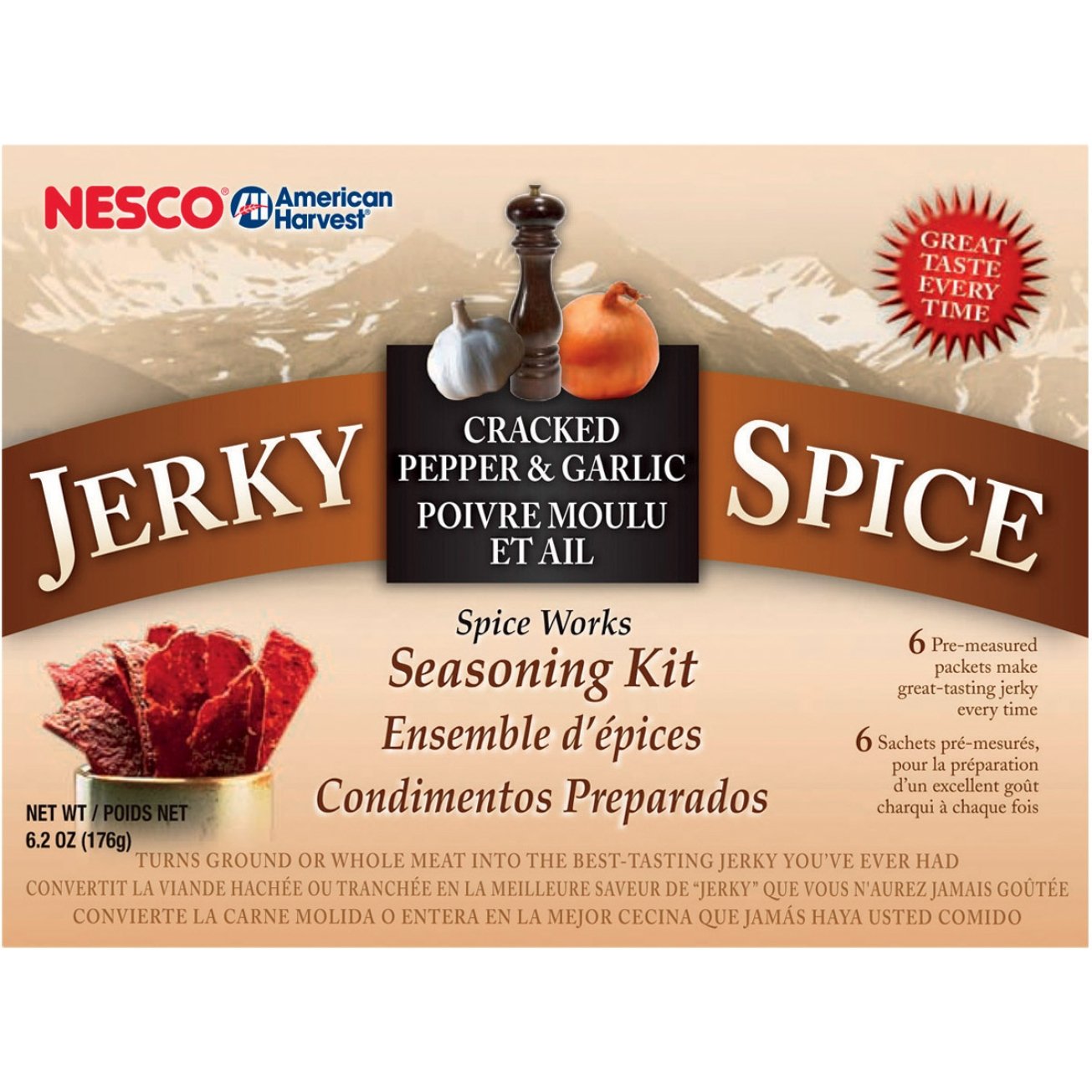 Nesco BJ-18, Jerky Spice Works, Original Flavor, 9 count, 19.8 Ounce (Pack of 1)