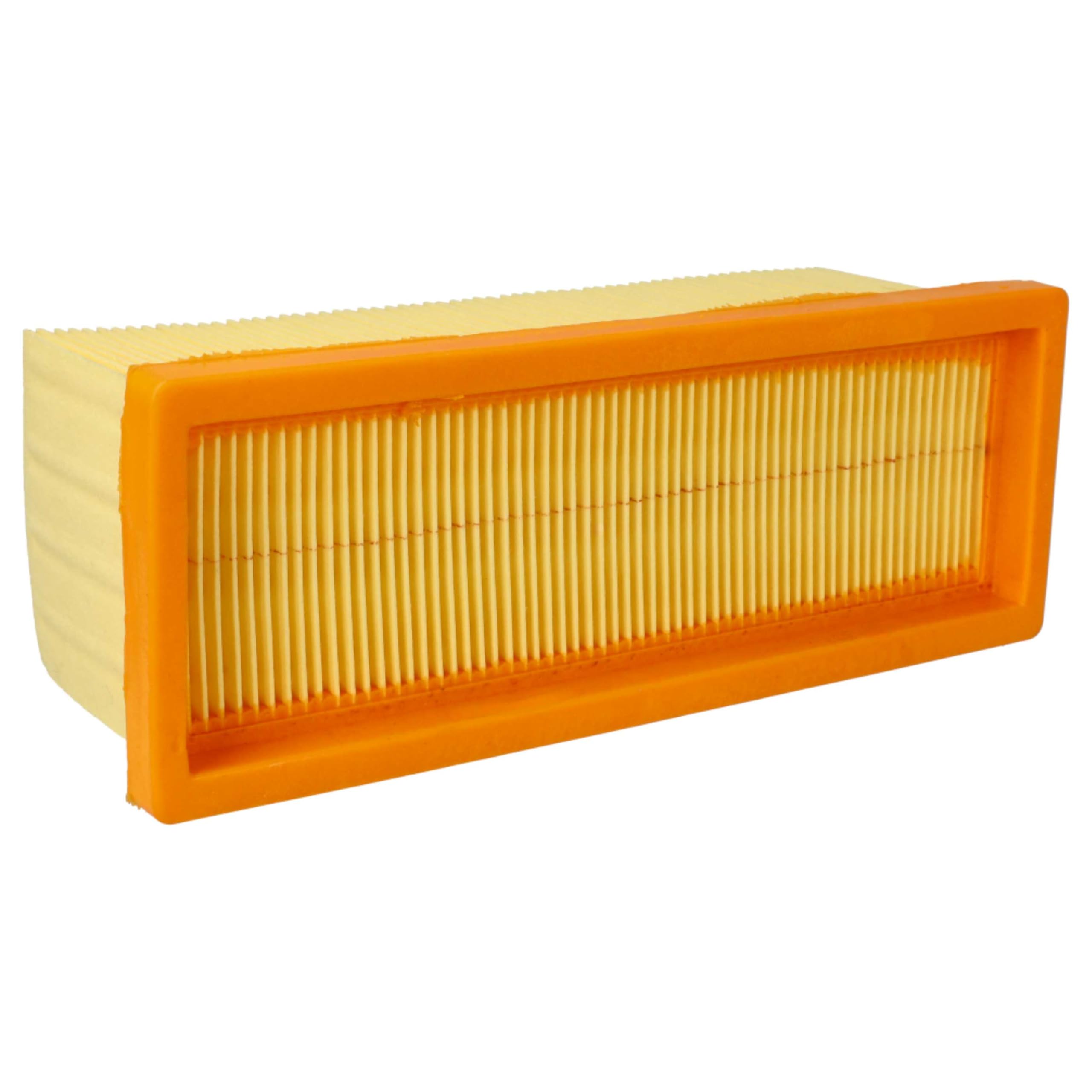 vhbw 5x filtro a pieghe piatte sostituisce Kärcher 6.414-498.0 per aspirapolvere - Elemento filtrante