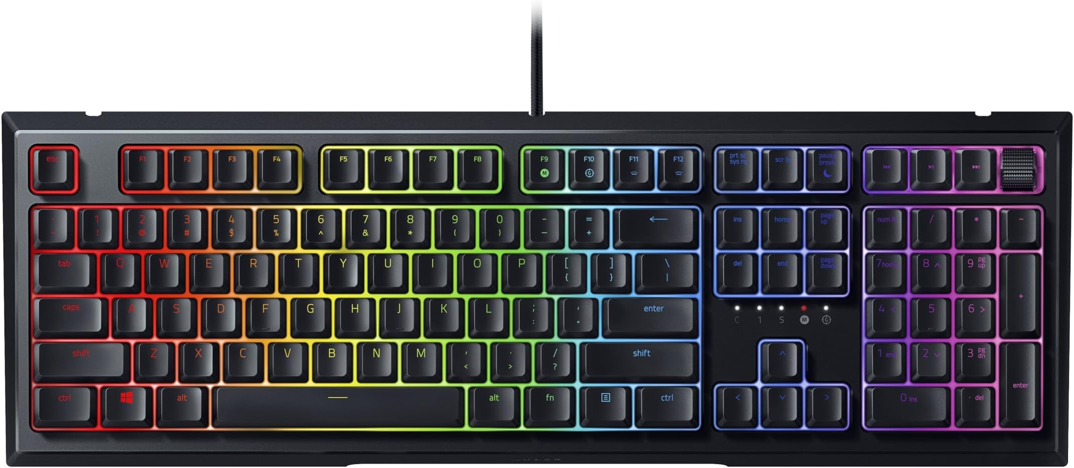 Razer Ornata V2 - Mecha-Membrane Gaming Keyboard - UK Layout