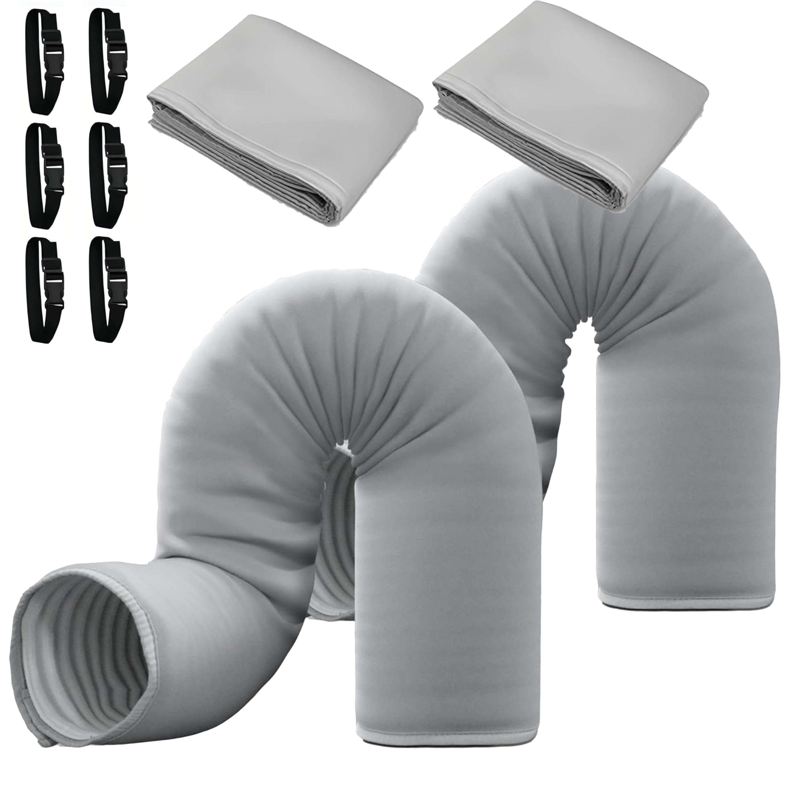 SXZYHJYC Portable Air Conditioner Hose Cover, Insulated Duct Wrap for 5 inch & 5.9 Exhaust Hose, Reduces Heat Loss and Boosts Efficiency, Durable AC Insulation Sleeve