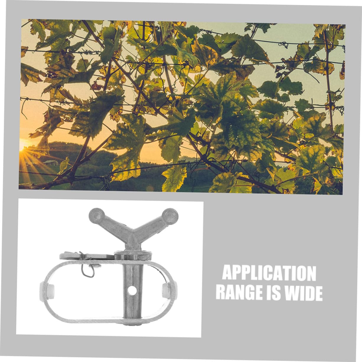 Tenditore per Cavi in Acciaio A3 8 Pezzi Argento per Vigneti | Strutture per Coltivazioni e Alberi da Frutto, Montaggio Semplice, Design Versatile, Resistenza alla Ruggine