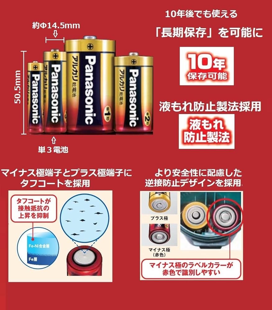 Panasonic LR6XJ/20SWアルカリ乾電池単420本オーム Panasonic