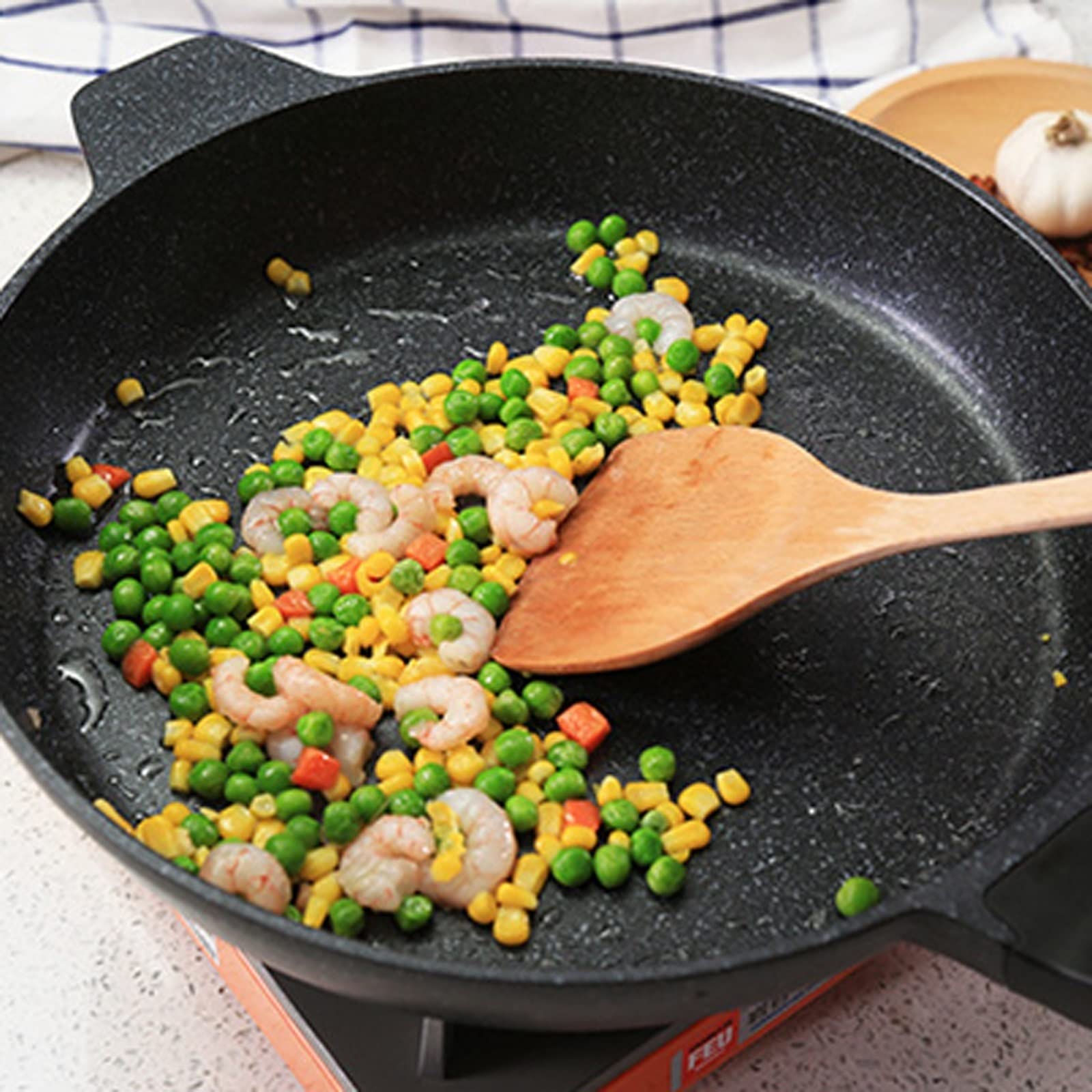 Nieprzywierająca patelnia patelnia patelnia 31,8 cm patelnia nieprzywierająca patelnia z trwałą powłoką ceramiczną nieprzywierająca patelnia do smażenia stek patelnia do smażenia wok patelnia naczynia kuchenne nieprzywierająca patelnia patelnia patelnia d