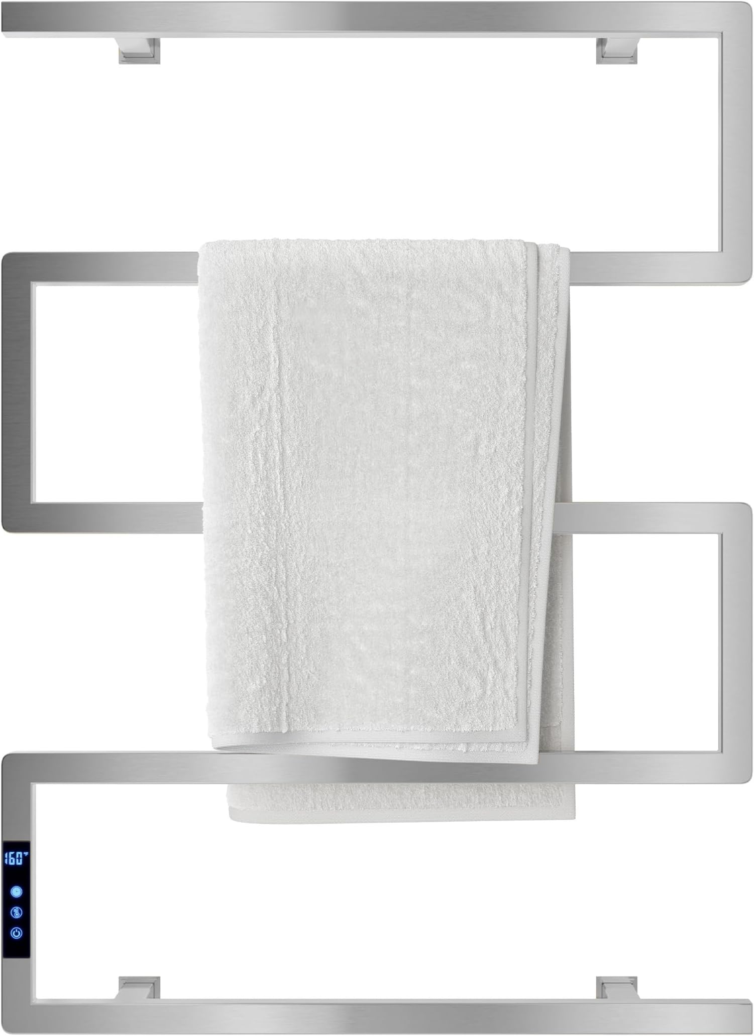 Swiss Madison Voltaire 5-Bar Electric Towel Warmer Heated Towel Racks for Bathroom in Chrome