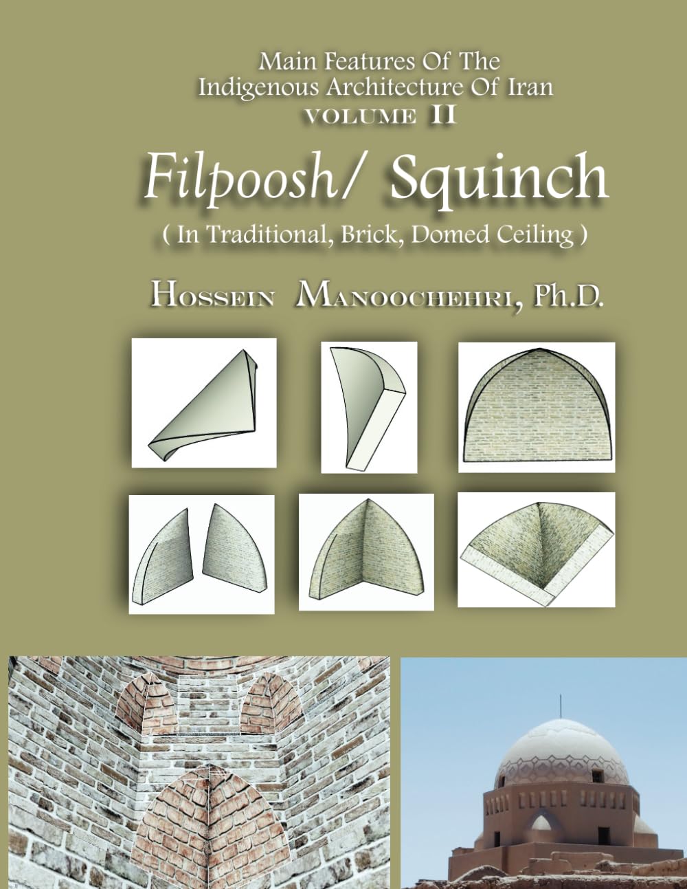 Filpoosh et Squinch d'Iran : livre architecture d'intérieur dôme en brique