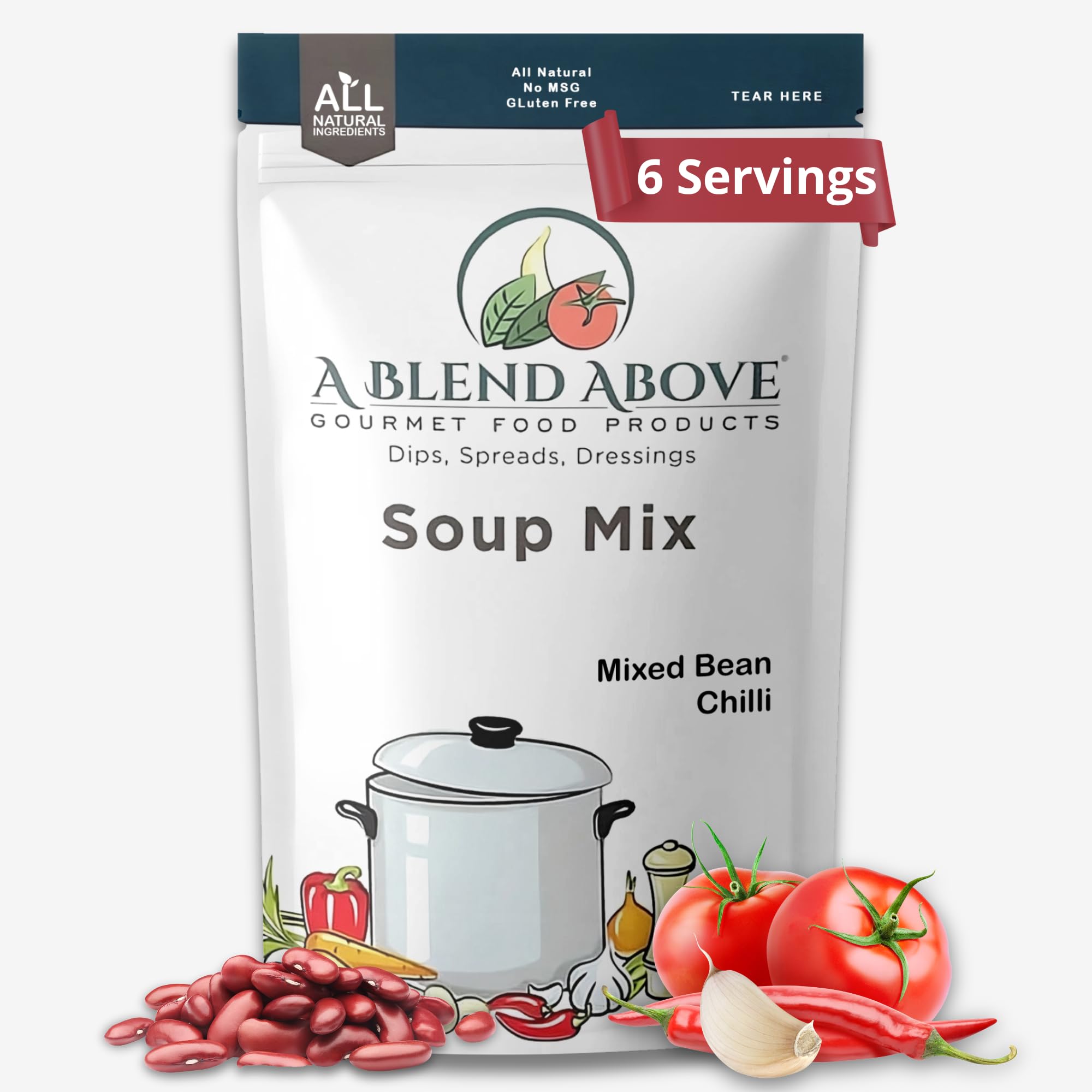 A Blend Above Mixed Bean Chili Soup Mix