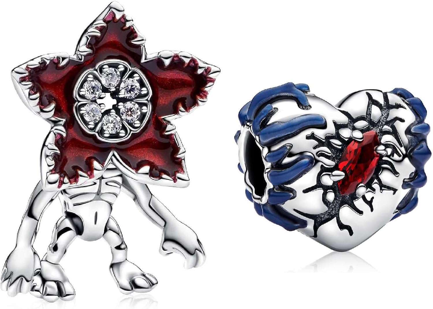 Cute Fashion Heart Charms,S925 Sterling Silver Charm,Bead for Bracelets and Necklaces,For Women Jewelry Present