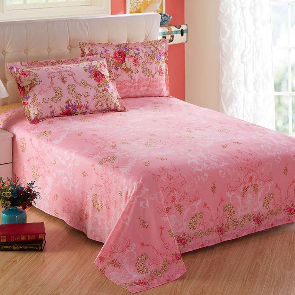 Drap en coton sergé lin de taille 230x250cm pour ne plus avoir chaud au lit la nuit