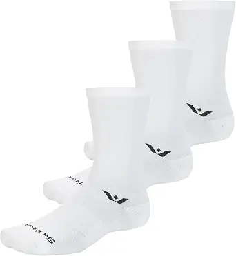 Swiftwick Aspire Crew Cycling Socks, Firm Compression Fit, Moisture Wicking