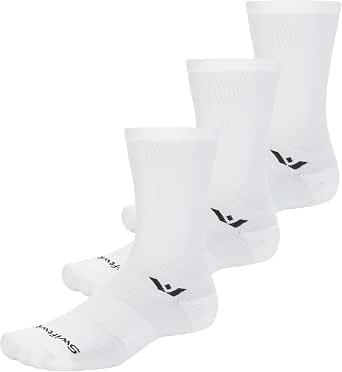 Swiftwick ASPIRE Crew Cycling Socks - Firm Compression, Moisture Wicking