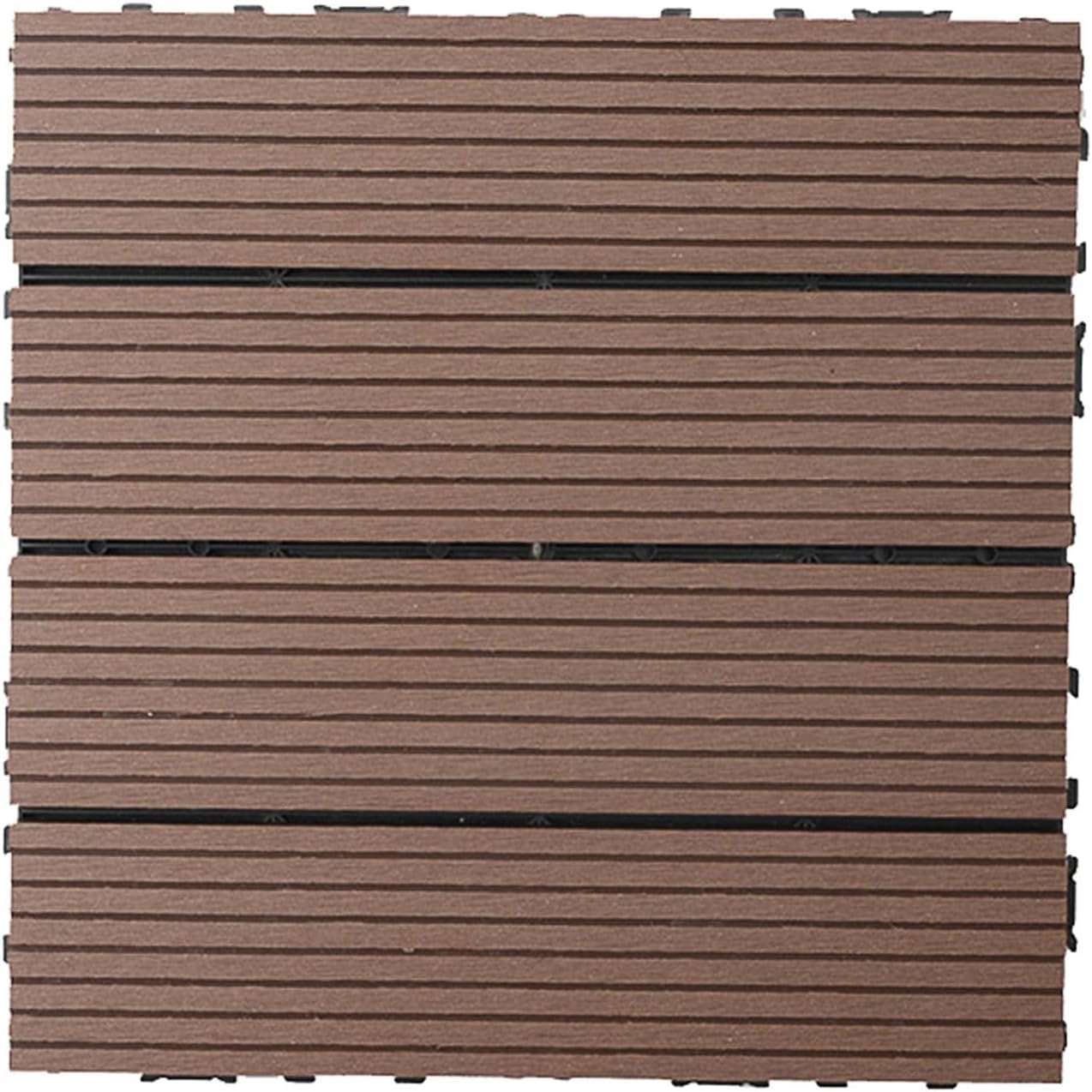 Baldosas Impermeables entrelazadas de plástico y Madera