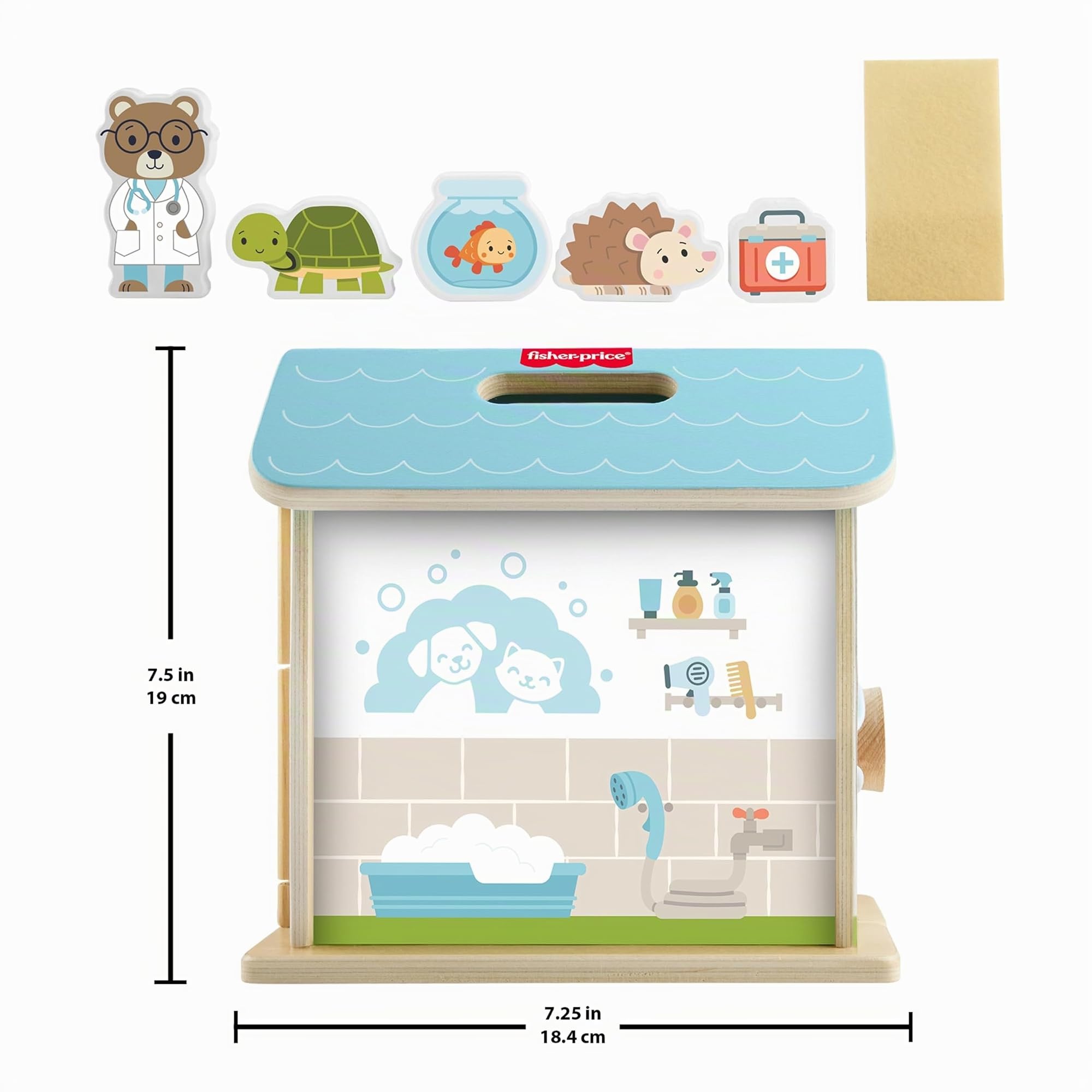 Fisher-Price Clinica Veterinaria Sempre con Te in Legno