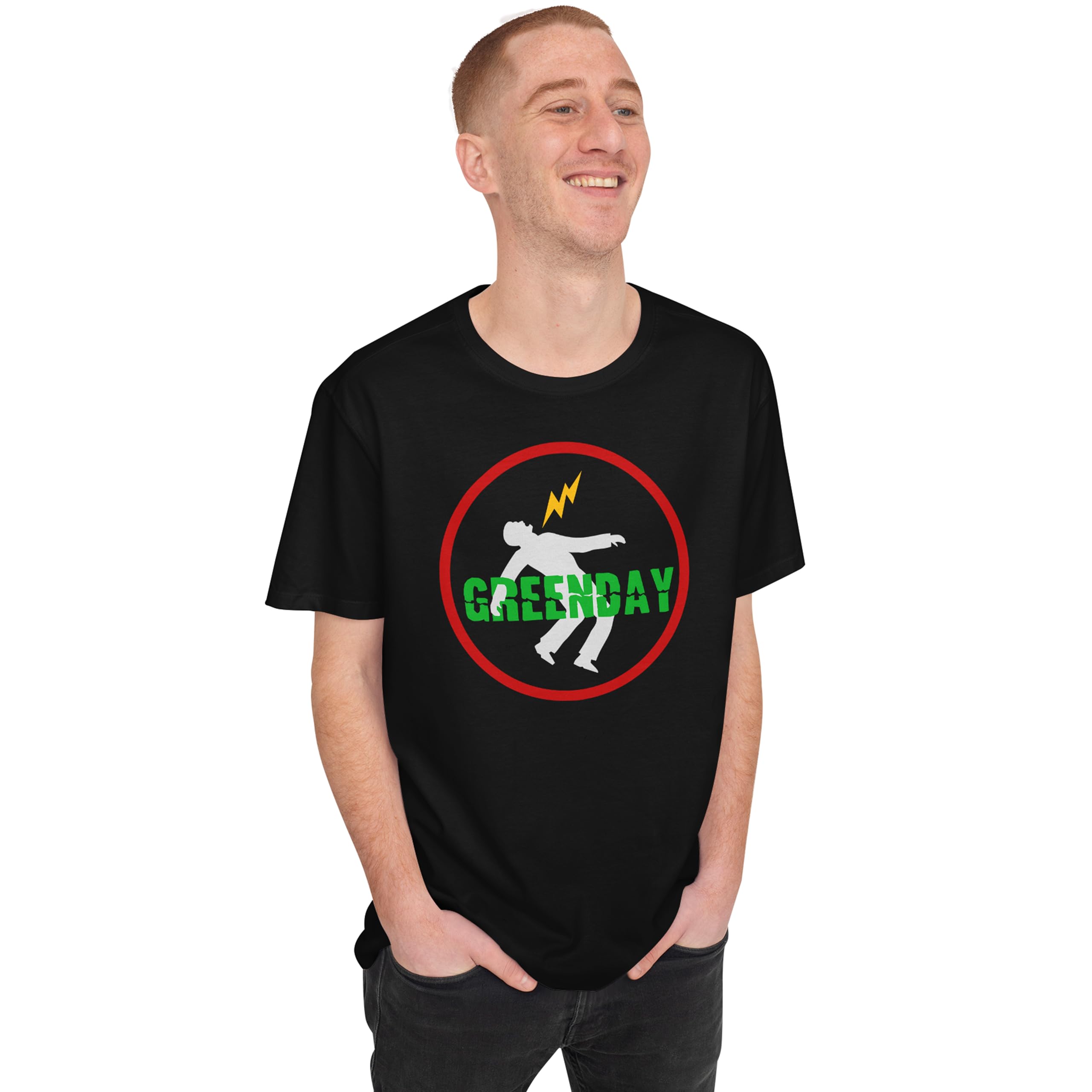 Men’s Punk Rock Band Graphic T-Shirt | 21st Century Rebel Streetwear Tee | Black Casual Cotton T-Shirt