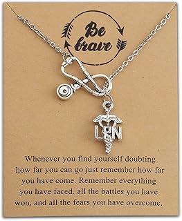 LPN Nurse Gift Licensed Practical Nurse Gift LPN Necklace LPN Graduation Gift for Her
