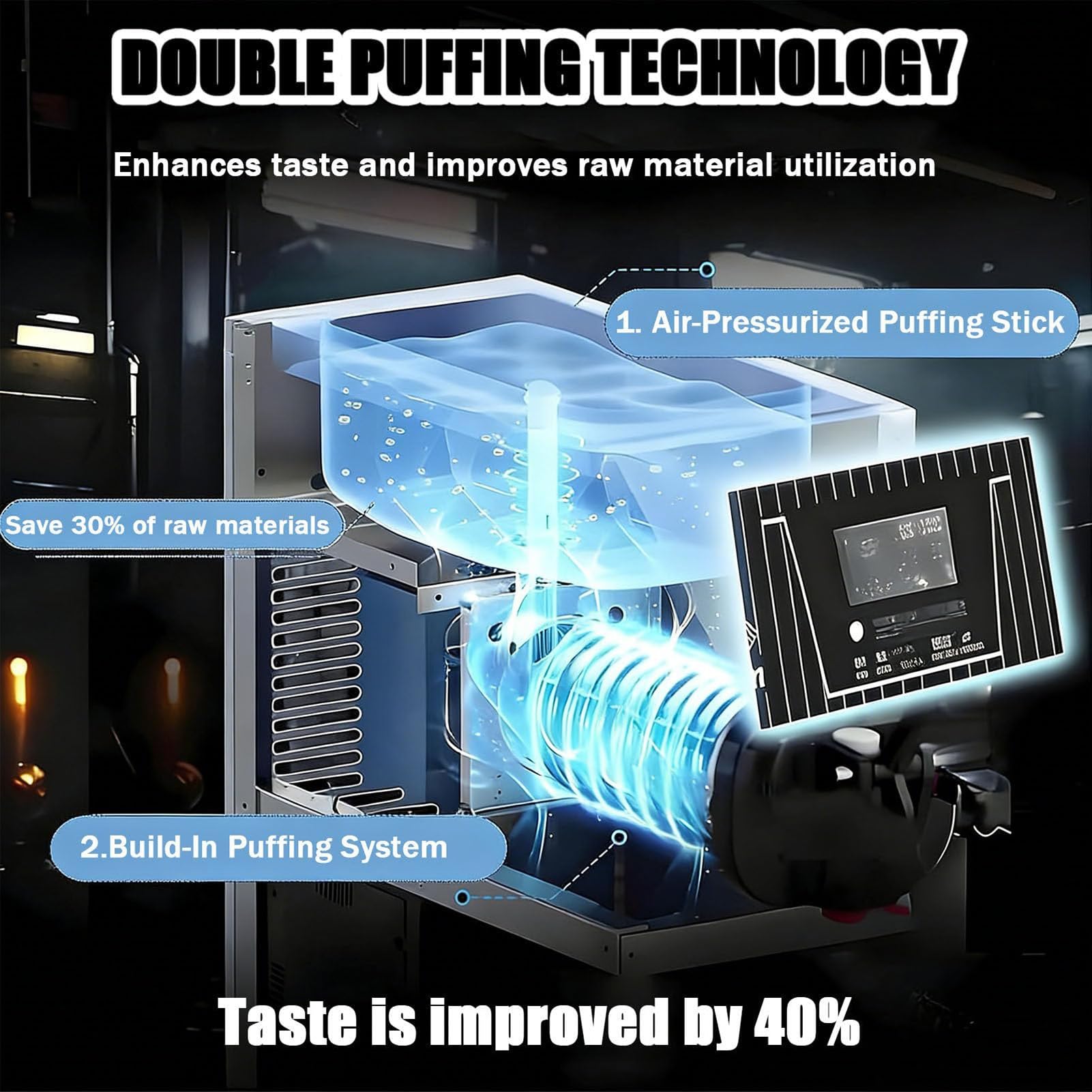 Machine à Glace à L'Italienne Professionnelle Mono-Parfum 450w, Avec Affichage Led,Capacité De 4 à 5 Kg/H,ModèLe De Comptoir Avec Nettoyage Automatique Pour Glaces à L'Italienne Et Gelatos(Gray)