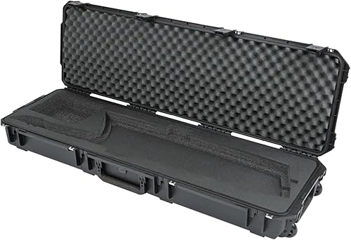 Miniatura 6 de SKB iSeries Roland AX Edge Keytar - Carcasa rígida de polipropileno impermeable con interior de espuma, cierres TSA y ruedas para protección de viaje