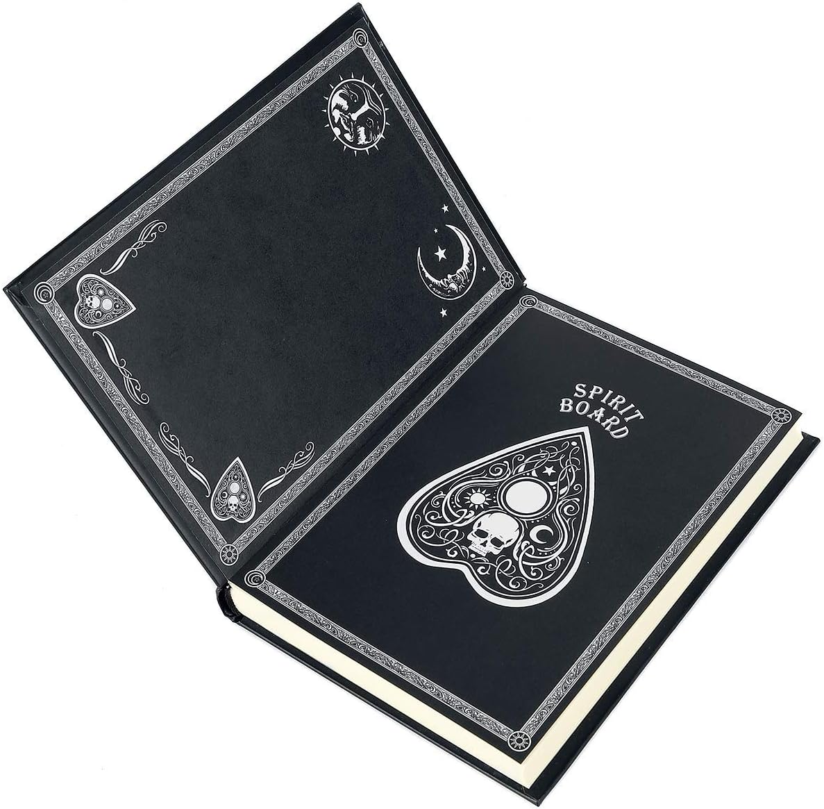 Nemesis Now Embossed Journal Black and White Spirit Board 17cm, Coated, Wood Free Paper - Image 5
