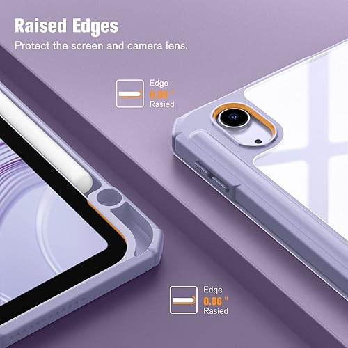 Miniatura 216 de Fintie Funda híbrida delgada para iPad Air de 11 pulgadas M3 (2025) / M2 (2024), iPad Air 5ª (2022) / 4ª generación (2020) de 10.9 pulgadas, funda a