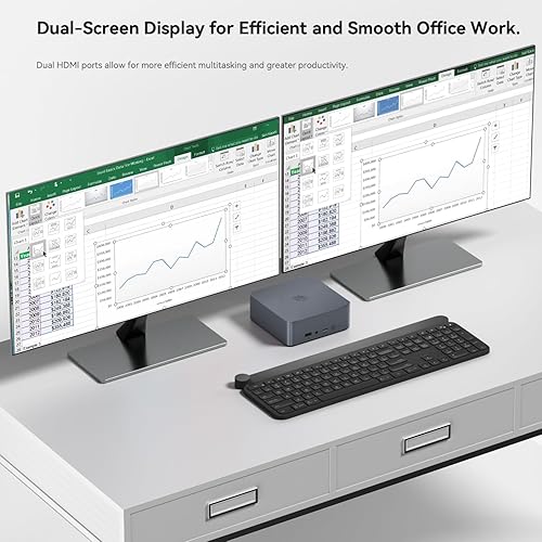 Miniatura 5 de Beelink Mini PC EQI12, Intel 12 generación Core i5-1235U (10C12T, hasta 4.4GHz), mini computadora con 16 GB DDR4 RAM 500 GB M.2 2280 PCle 4.0x4 SSD,