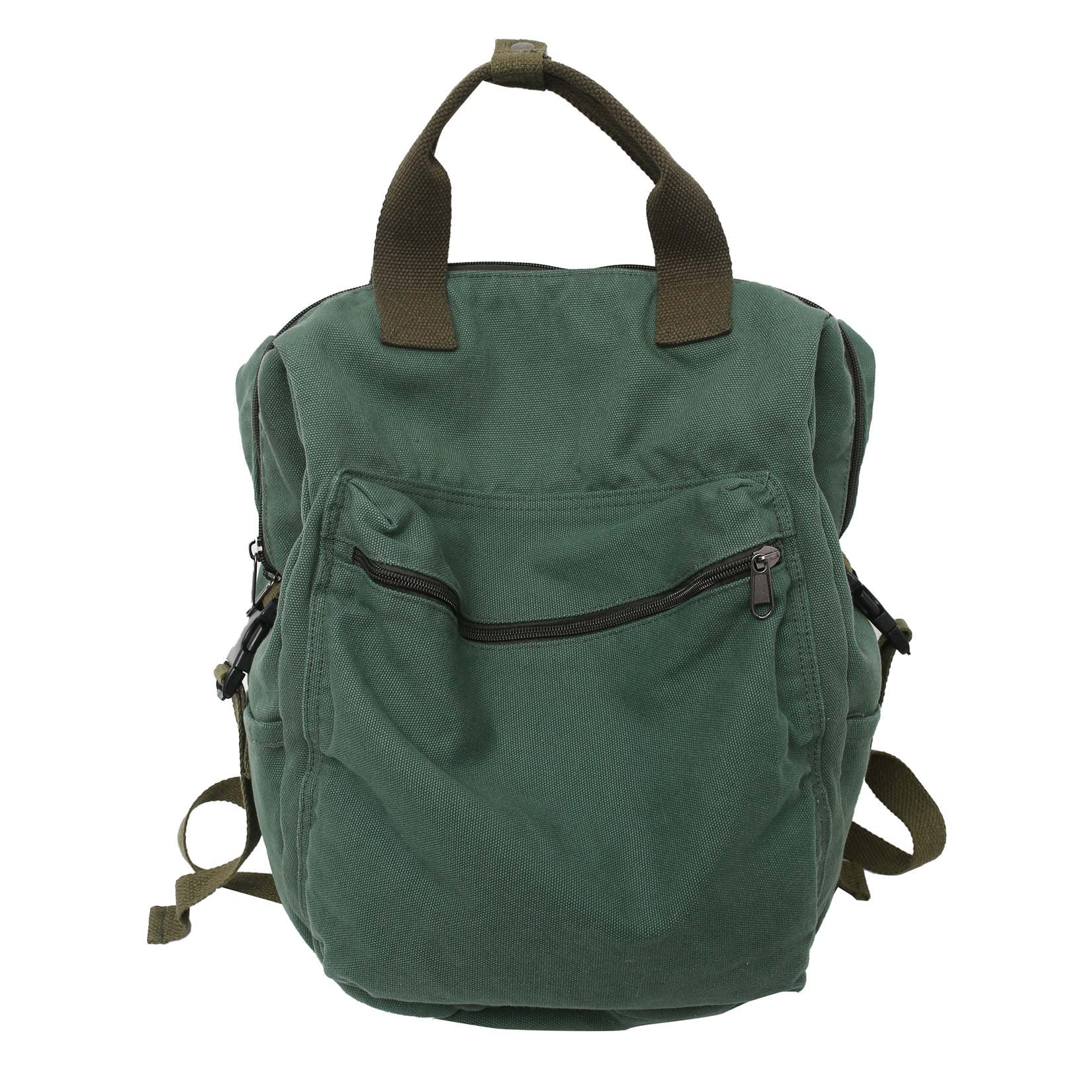 MaxxCloud Vintage Denim Laptop Backpack Casual Canvas Daypack Handbag Purse Lightweight Rucksack Shoulder Bag