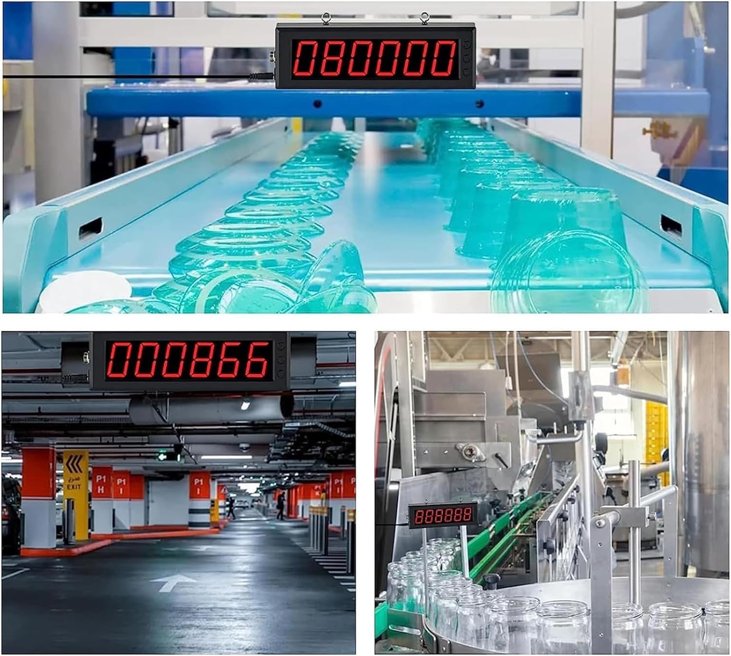 Contatore digitale, conteggio fino a 99999, distanza sensore 5M, memoria di spegnimento, per fabbriche e officine