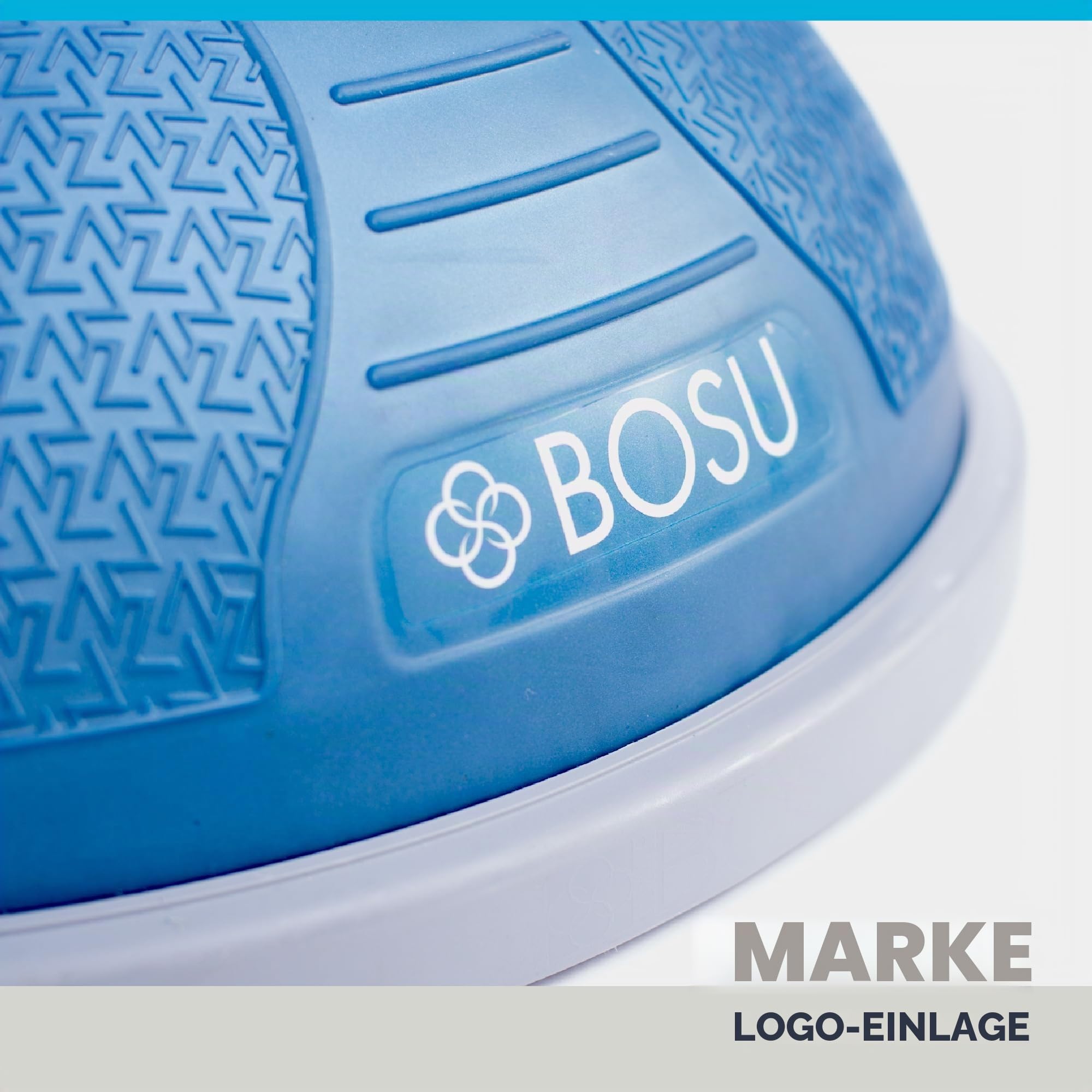 BOSU Nextgen Balance-Trainer mit Strukturiertem Design, blau, 65 cm