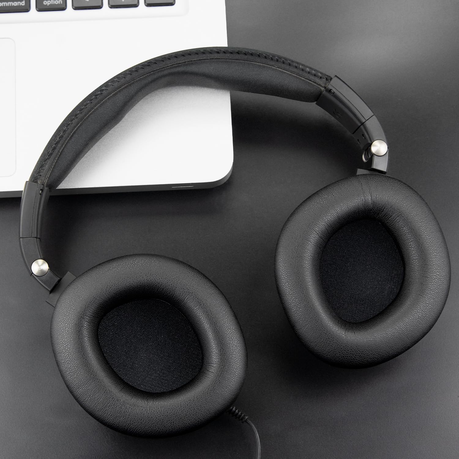 Coussinets De Rechange Pour Casque Sennheiser - Compatible PXC360BT, PX360, MM550, HD360 Pro - Cuir Protéiné Doux, Mousse Haute Densité