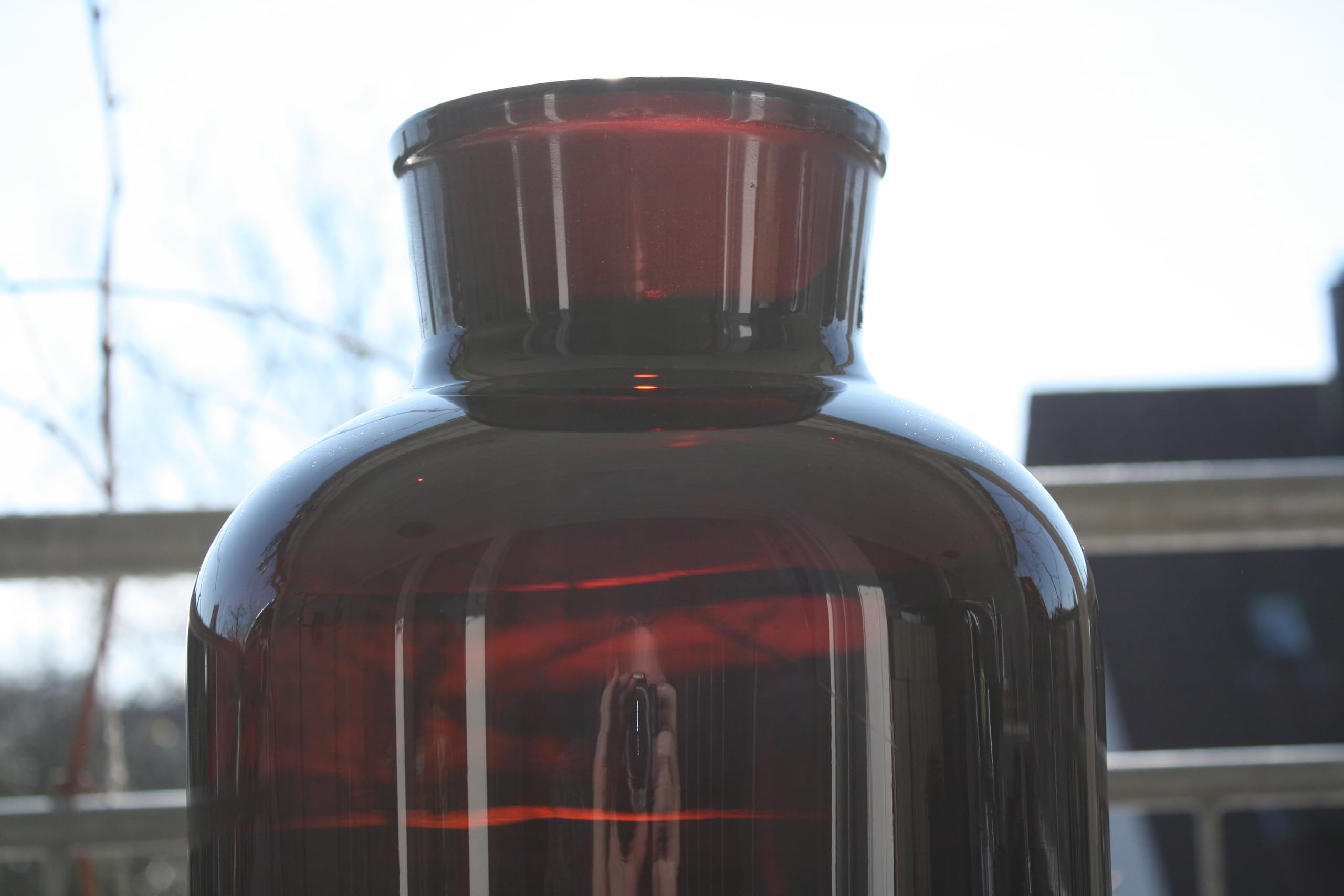 Generisch Apothekerflasche 10 L, Weithals, Braunglas
