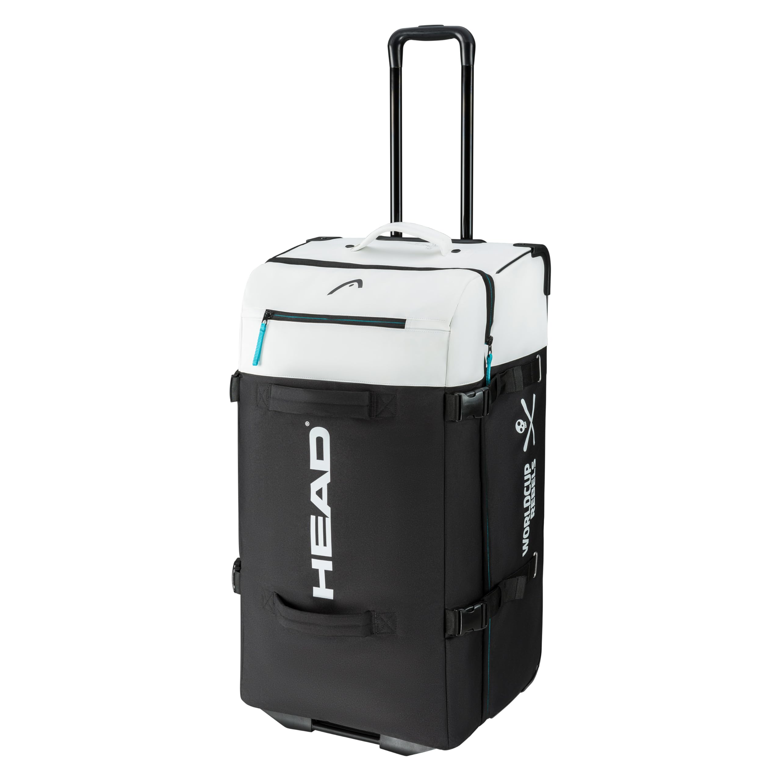 Head Rebels Travelbag - Borsa da Sci, 120 l, Colore: Nero/Bianco