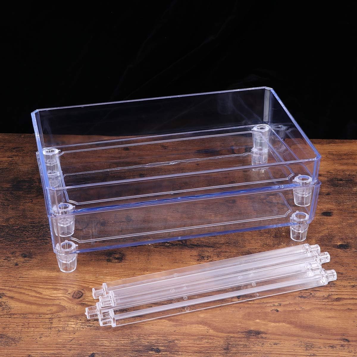 Generic Nologo Bathroom Plastic Storage Stand Rack Bathroom Shelves for Home Household Kitchen